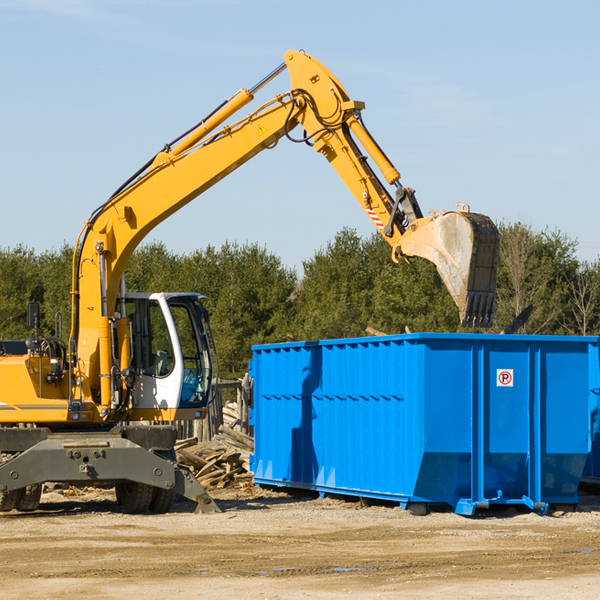 can i rent a residential dumpster for a construction project in Hollister NC